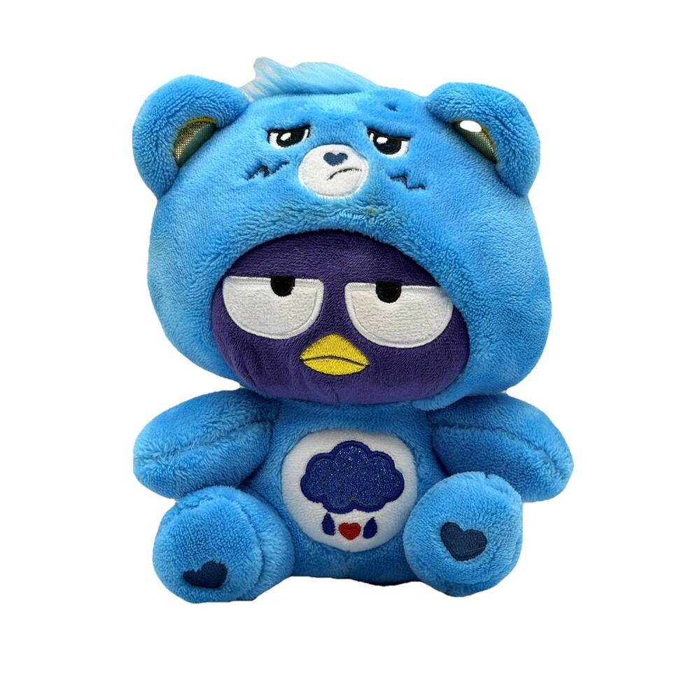 Sanrio Hello Kitty and Friends Care Bears Badtz-Maru Grumpy Bear 8” Plush 2023
